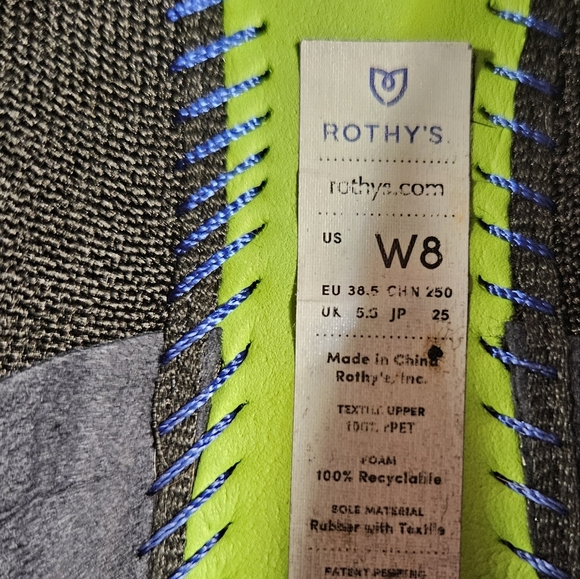 Rothy’s Black Flats Round Toe Size 8 - Picture 6 of 9